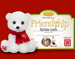 Build-A-Bear® Baby Polar Bear and Friendship Certificate 